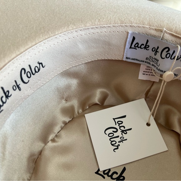 Lack Of Color Seaside Wool Wide-Brim Boater Hat - Picture 8 of 12